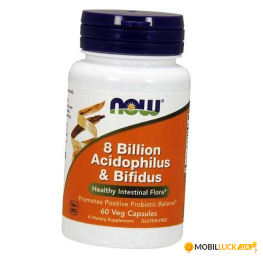  Now Foods 8 Billion Acidophilus & Bifidus 60 (69128004)