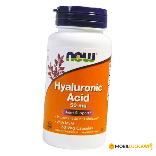  Now Foods Hyaluronic Acid 50 with MSM 60  (68128005)