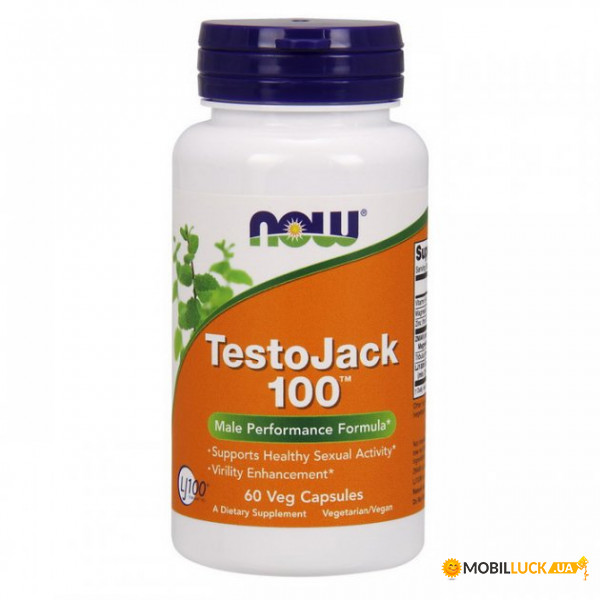  Now Foods (TestoJack 100) 60  (NOW-02168)