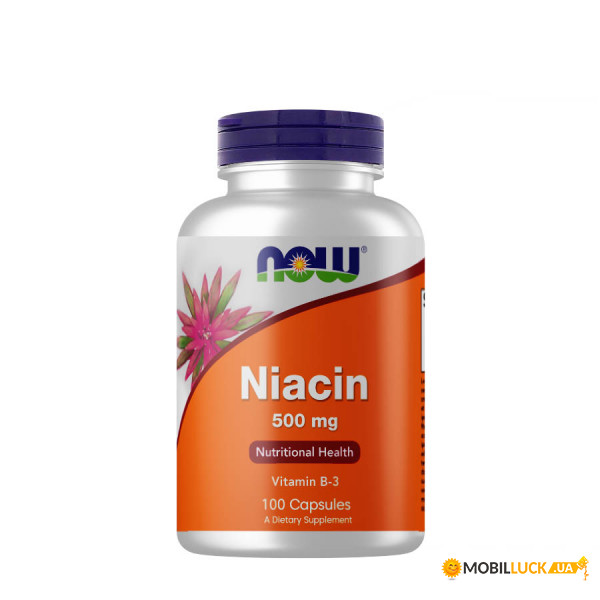    Now Foods Niacin 500 mg 100  (CN4505)