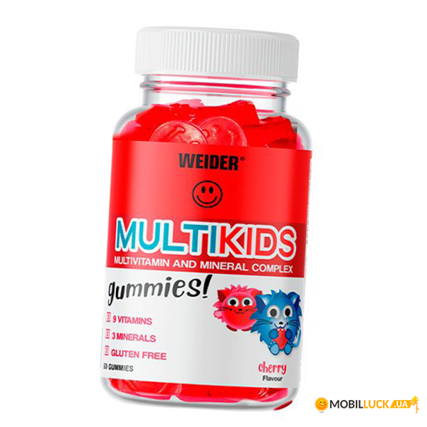    Weider Multi-Kids Gummies 50  (36089017)