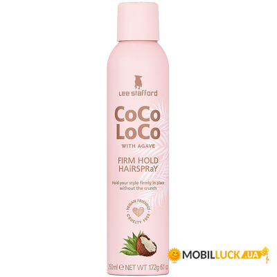    Lee Stafford Coco Loco With Agave Coconut Hair Spray 250  (5060282703490)