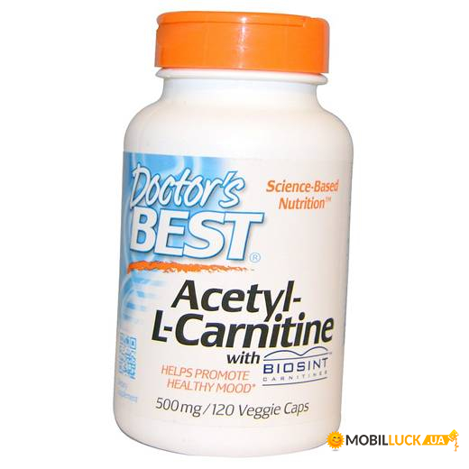  Doctor's Best Acetyl-L-Carnitine 500 120  (02327002)