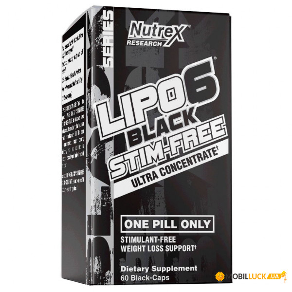  Nutrex Research Lipo-6 Black Stim Free Ultra Concentrate 60  (CN5422)