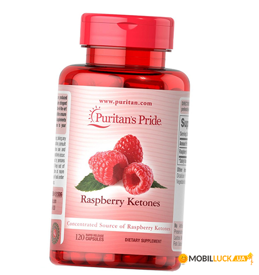  Puritan's Pride Raspberry Ketones 100 120  (02367001)