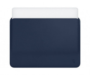  Wiwu Skin Pro Leather MacBook Air/Pro 13 - Midnight Blue 3