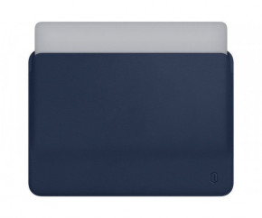  Wiwu Skin Pro Leather MacBook Air/Pro 13 - Midnight Blue 5