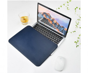  Wiwu Skin Pro Leather MacBook Air/Pro 13 - Midnight Blue 6