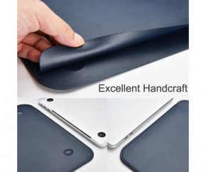  Wiwu Skin Pro Leather MacBook Air/Pro 13 - Midnight Blue 7