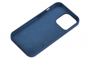  2 Basic Apple iPhone 13 Pro Liquid Silicone Cobalt Blue (2E-IPH-13PR-OCLS-CB) 4