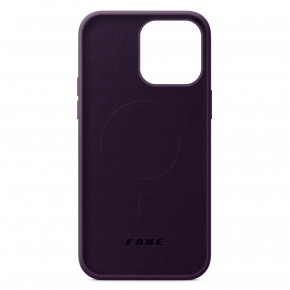  ArmorStandart FAKE Leather Case Apple iPhone 14 Pro Max Dark Cherry (ARM64401) 3