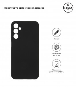  ArmorStandart Matte Slim Fit Samsung A24 4G (A245) Camera cover Black (ARM68191) 3