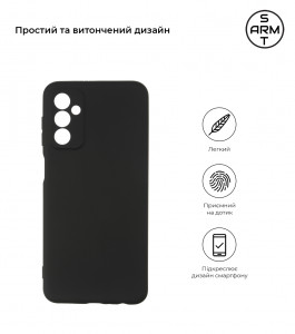  ArmorStandart Matte Slim Fit Samsung M13 4G (M135) Camera cover Black (ARM63229) 3