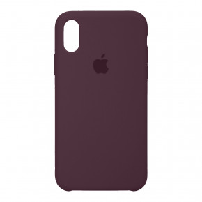  Original Silicone Case Apple iPhone XS/X Plum (ARM67858)