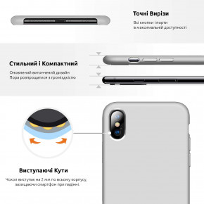  Original Silicone Case Apple iPhone XS/X Plum (ARM67858) 3