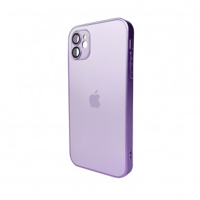   AG Glass Matt Frame Color Logo Apple iPhone 11 Light Purple (AGMattFrameiP11LPurple)