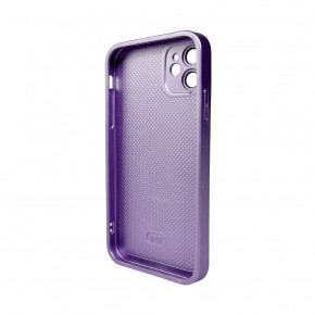   AG Glass Matt Frame Color Logo Apple iPhone 11 Light Purple (AGMattFrameiP11LPurple) 3