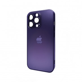   AG Glass Matt Frame Color Logo Apple iPhone 11 Pro Max Deep Purple (AGMattFrameiP11PMPurple)