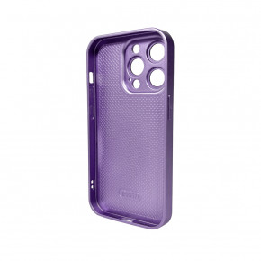   AG Glass Matt Frame Color Logo Apple iPhone 14 Pro Light Purple (AGMattFrameiP14PLPurple) 3
