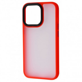 - Shadow Matte Metal Buttons  iPhone 13 Pro (Red)