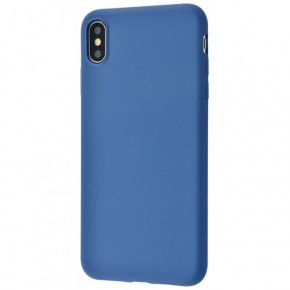 - Silicone cover My colors TPU  iPhone Xs Max (dark blue)