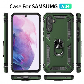   Cosmic Robot Ring Samsung Samsung Galaxy A34 5G Army Green (RobotA34Army) 3