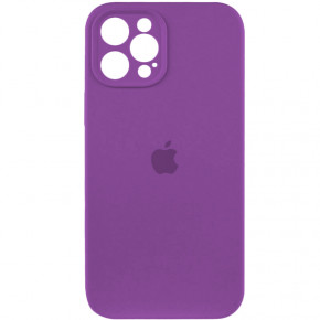   Silicone Full Case AA Camera Protect Apple iPhone 12 Pro Max Purple (FullAAi12PM-19)