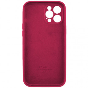   Silicone Full Case AA Camera Protect Apple iPhone 12 Pro Max Maroon (FullAAi12PM-35) 3