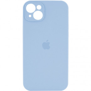   Silicone Full Case AA Camera Protect Apple iPhone 14 Mist Blue (FullAAi14-27)