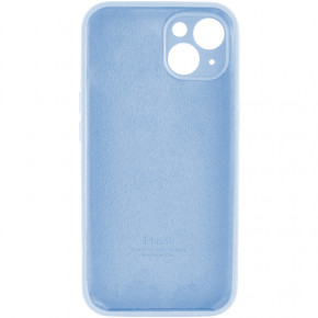   Silicone Full Case AA Camera Protect Apple iPhone 14 Mist Blue (FullAAi14-27) 3