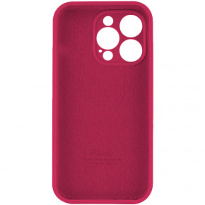   Silicone Full Case AA Camera Protect Apple iPhone 14 Pro Maroon (FullAAi14P-35) 3