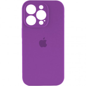   Silicone Full Case AA Camera Protect Apple iPhone 14 Pro Max Purple (FullAAi14PM-19)