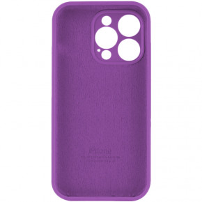   Silicone Full Case AA Camera Protect Apple iPhone 14 Pro Max Purple (FullAAi14PM-19) 3