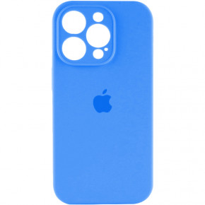   Silicone Full Case AA Camera Protect Apple iPhone 15 Pro Surf Blue (FullAAi15P-38)