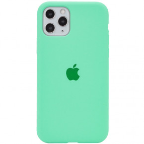   Silicone Full Case AA Open Cam Apple iPhone 11 Pro Max Spearmint (FullOpeAAKPi11PM-30)
