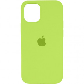   Silicone Full Case AA Open Cam Apple iPhone 12 Pro Shiny Green (FullOpeAAi12P-24)