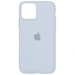   Silicone Full Case AA Open Cam Apple iPhone 12 Pro Mist Blue (FullOpeAAi12P-27)