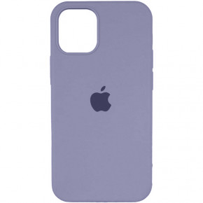   Silicone Full Case AA Open Cam Apple iPhone 12 Pro Lavender Grey (FullOpeAAi12P-28)