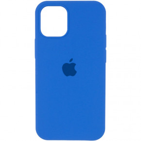   Silicone Full Case AA Open Cam Apple iPhone 12 Pro Royal Blue (FullOpeAAi12P-3)