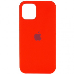   Silicone Full Case AA Open Cam Apple iPhone 13 Pro Max Red (FullOpeAAi13PM-11)
