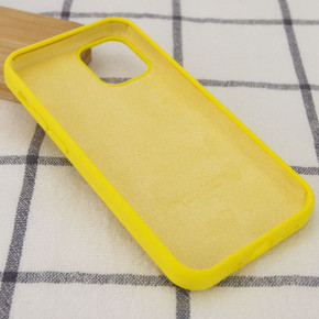   Silicone Full Case AA Open Cam Apple iPhone 14 Pro Sunny Yellow (FullOpeAAi14P-56) 4