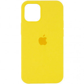   Silicone Full Case AA Open Cam Apple iPhone 15 Pro Max Sunny Yellow (FullOpeAAi15PM-56)
