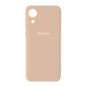  Silicone Case Full for Samsung A03 Core (A032) Pink Sand