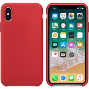  Silicone Case  iPhone XS Max Rose Red