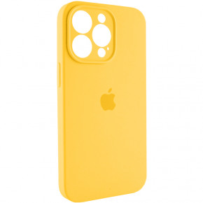   Silicone Full Case AA Apple iPhone13 Pro Sunny Yellow (FullAAi13P-56) 4