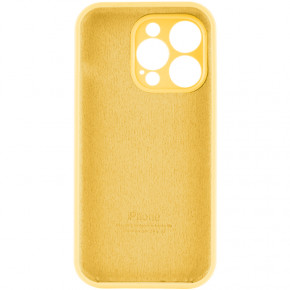  Silicone Full Case AA Apple iPhone13 Pro Sunny Yellow (FullAAi13P-56) 5