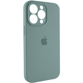   Silicone Full Case AA Apple iPhone 15 Pro Max Pine Green (FullAAi15PM-46) 3