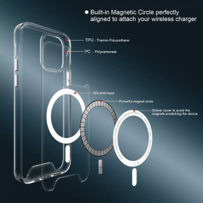   Space Magnetic Apple iPhone 14 Pro Transparent (SpaceMAG14pClear) 4