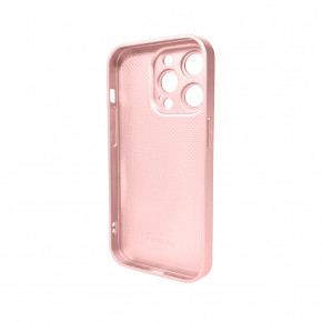   AG Glass Matt Frame Color Logo Apple iPhone 14 Pro Chanel Pink (AGMattFrameiP14PPink) 3