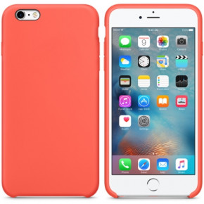  (Silicone Case)  iPhone 6 plus / iPhone 6S Plus Original New Apricot 3